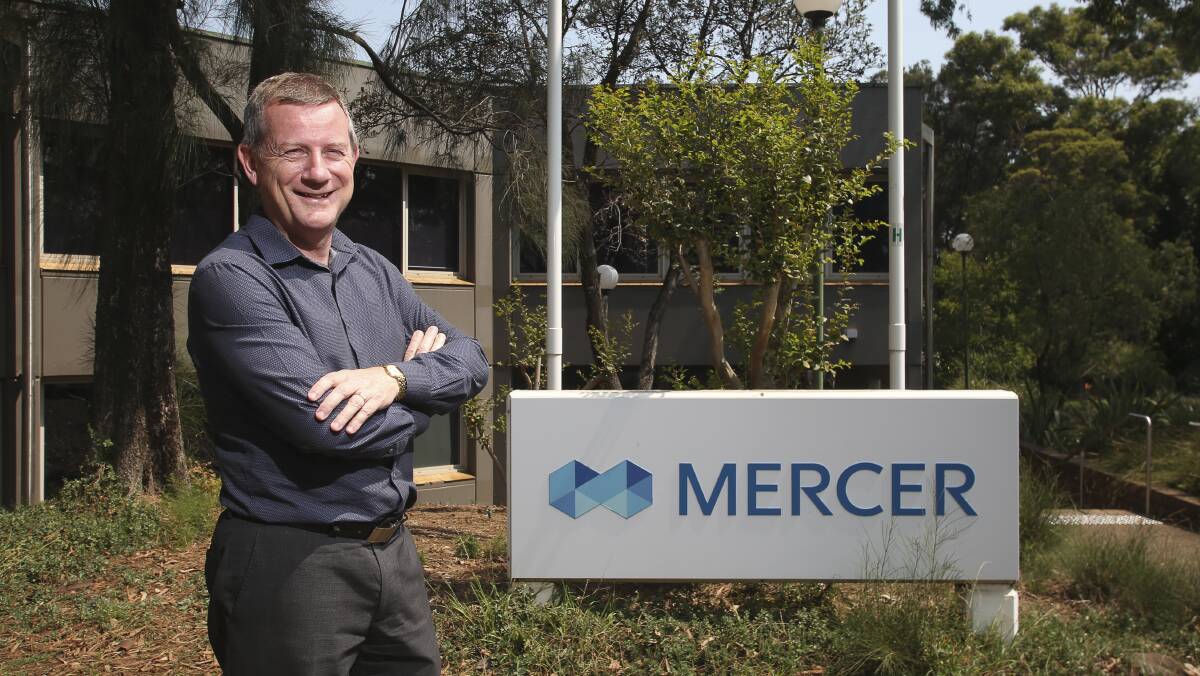 GOOD TIMES: Mercer Administration Services head Chris Rice is happy to have been appointed AvSuper's preferred administrator. Picture: Anna Warr