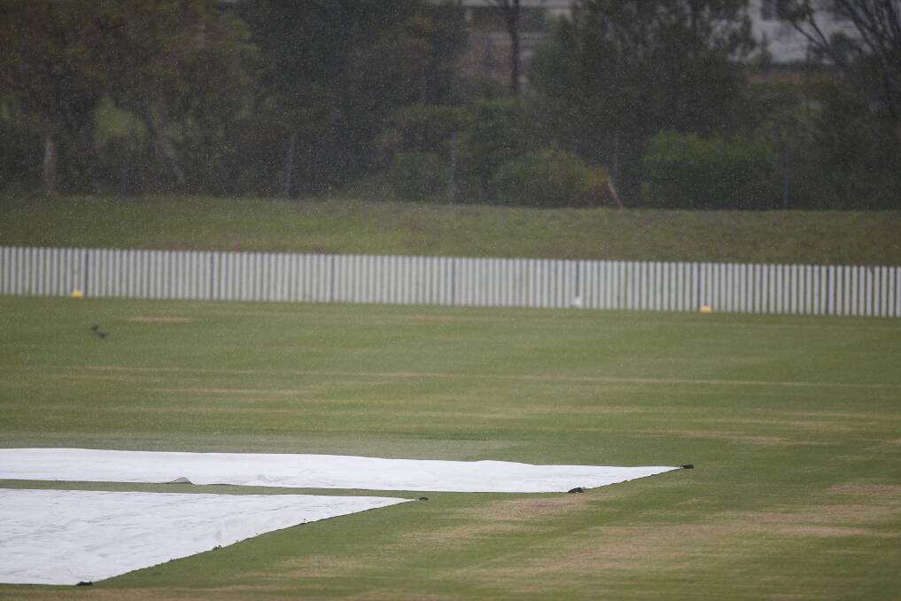 Wet: The rain saw Illawarra first-grade play washed out. Picture: Anna Warr. 