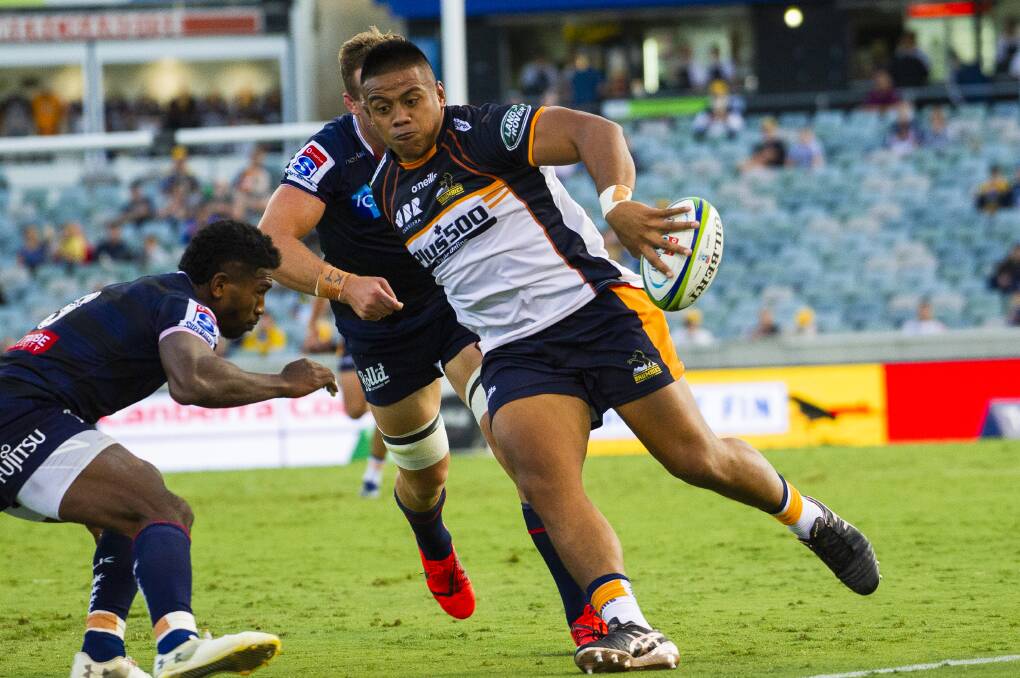 New Brumbies captain Allan Alaalatoa says the players want to give Canberra "something to smile about". Picture: Jamila Toderas