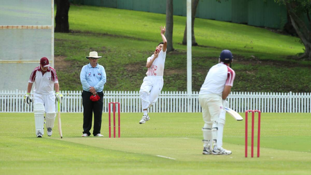Chief destroyer: Hugo Ikeda took five wickets for Keira on Saturday. Picture: Sylvia Liber.