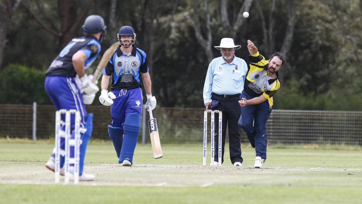 Strike bowler: Lake Illawarra captain Mark Ulcigrai claimed four wickets in his team's comfortable Twenty20 final win over Shellharbour. Picture: Anna Warr.