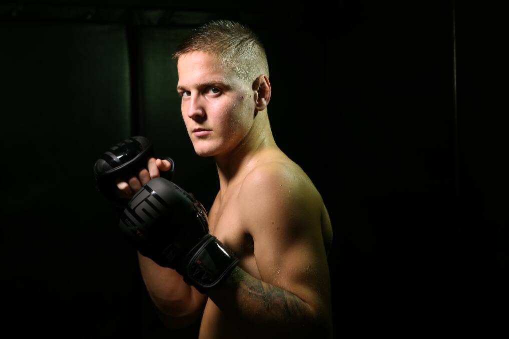 BIG PLANS: Colby Thicknesse has his sights set on following Freestyle Fighting Gym teammate Alex Volkanovski to the top of the UFC. Picture: Sylvia Liber