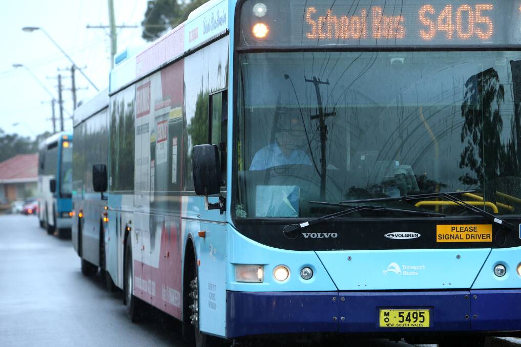 Priority: School students don't count when it comes to the stated 12-person limit for buses. Picture: Sylvia Liber