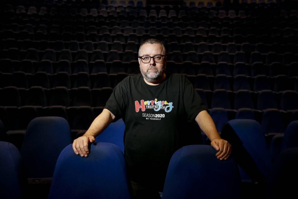Merrigong Theatre Company's artistic director Simon Hinton says 2021 is going to be 'tough' when Jobkeeper ends. Picture: Anna Warr