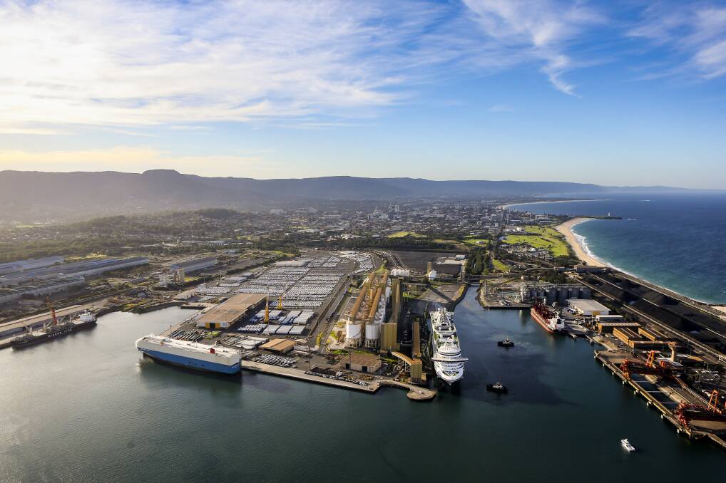 Port Kembla is a great location for large-scale hydrogen production, according to Wollongong City Council. Picture: Anna Warr