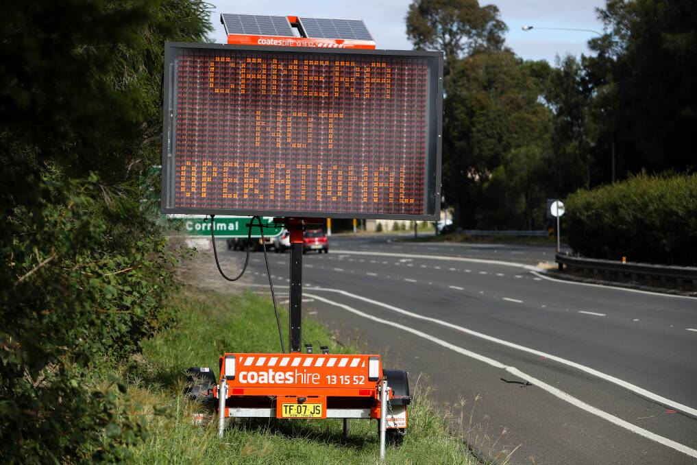 Two new red-light speed cameras along Memorial Drive at Corrimal go into operation next week. Picture: Adam McLean.