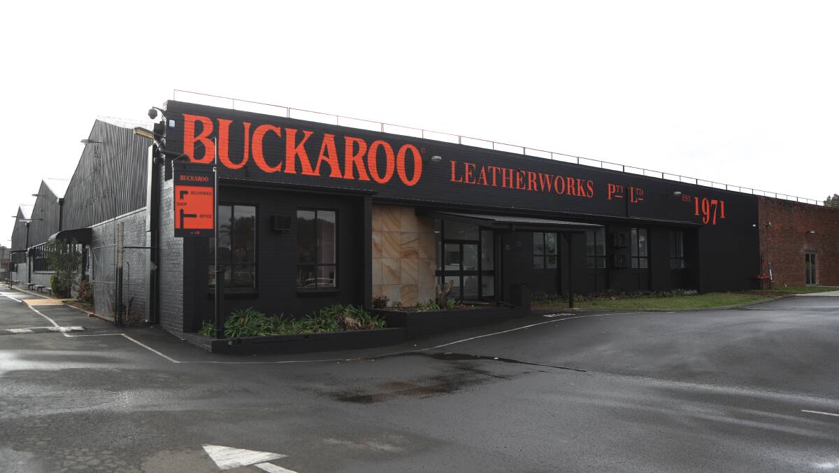 Buckaroo Leatherworks in Bellambi. Picture: Robert Peet