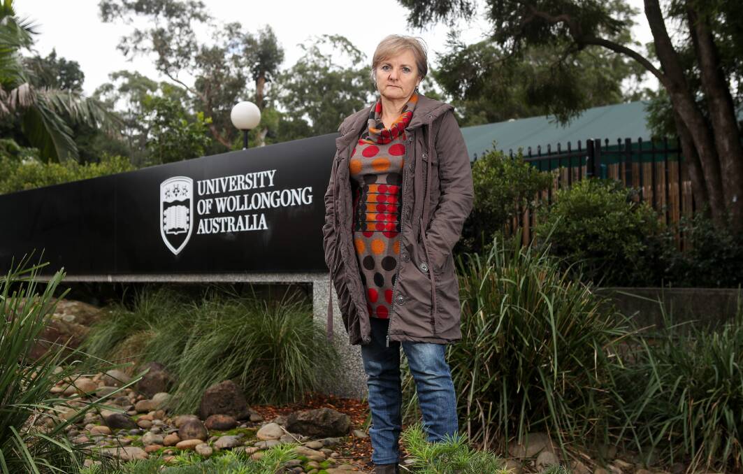 SLAP IN THE FACE: UOW senior linguistics lecturer Dr Shoshana Dreyfus wants management to stop attacking staff. Picture: Adam McLean.