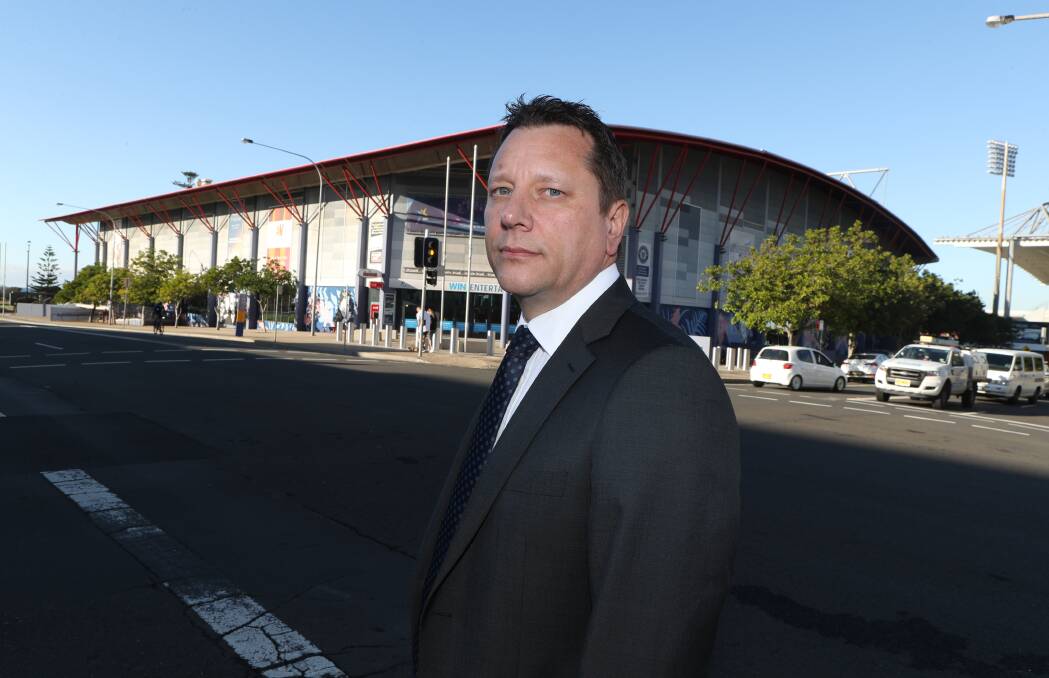 Delay: The government is again delaying making a decision on the WIN Entertainment Centre upgrade, says MP Paul Scully, asking council to carry out its own study of the area. Picture: Robert Peet