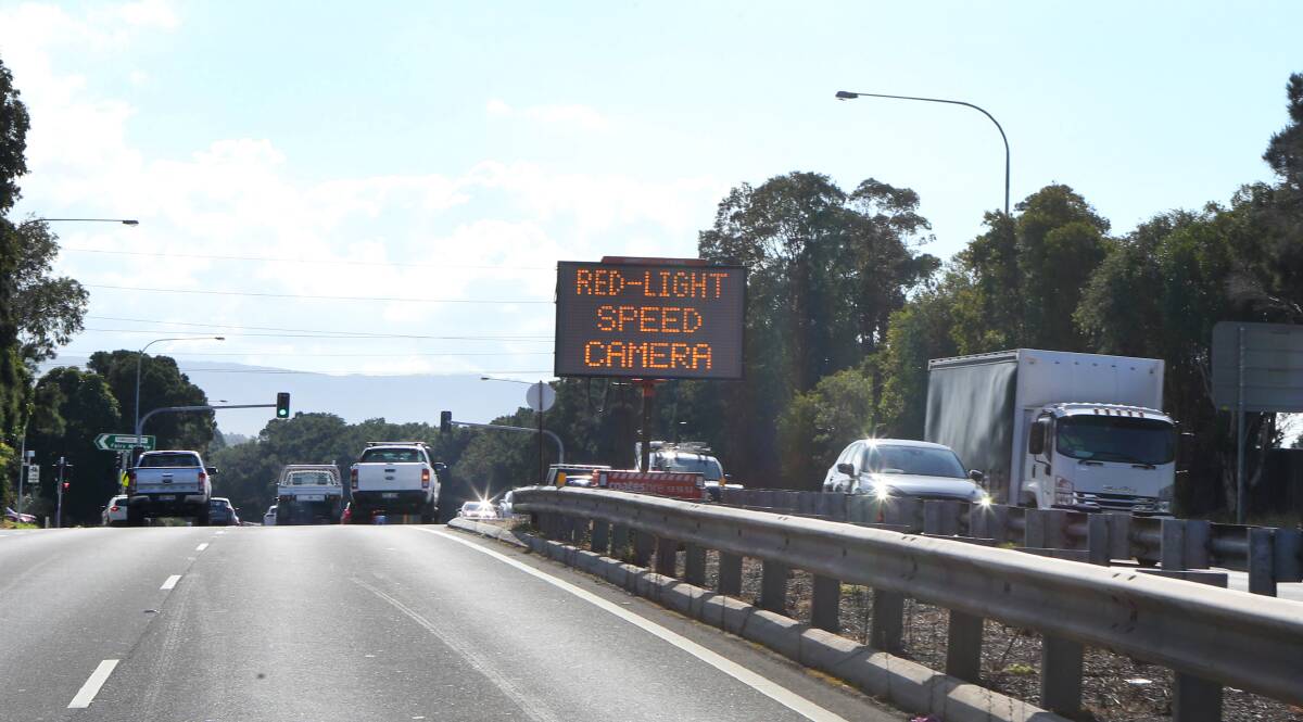 Slow down: Red-light speed cameras on Memorial Drive at Towradgi (pictured) and at Corrimal will fine motorists from Friday. Picture: Robert Peet