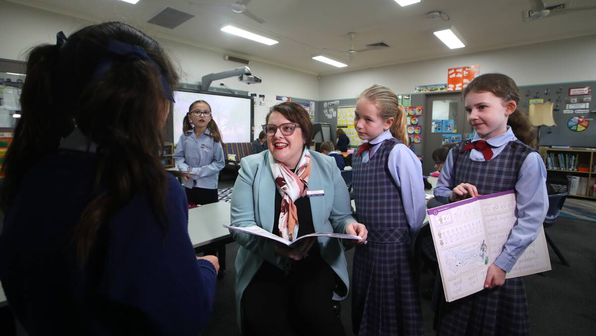 TIGS' Head of Junior School, Geneva Clayton. A new data-driven approach to student learning at TIGS is assisting teachers map student growth in the absence of NAPLAN this year. Picture: Sylvia Liber
