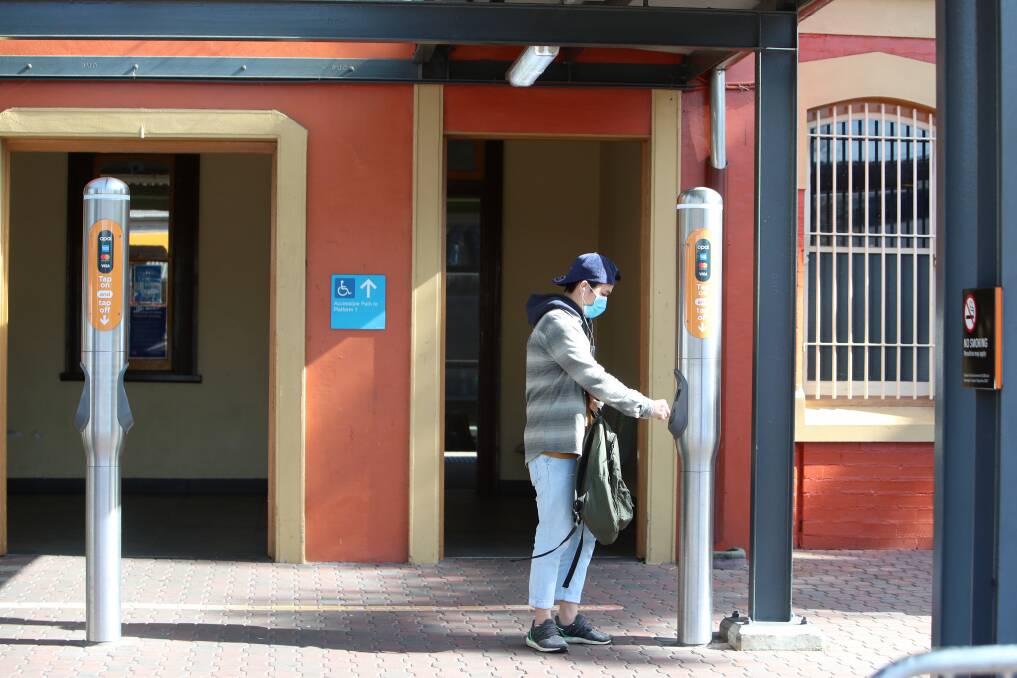 Entrances to Wollongong station need to be upgraded so they are more visitor-friendly, says a NSW government plan for the region. Picture: Sylvia Liber