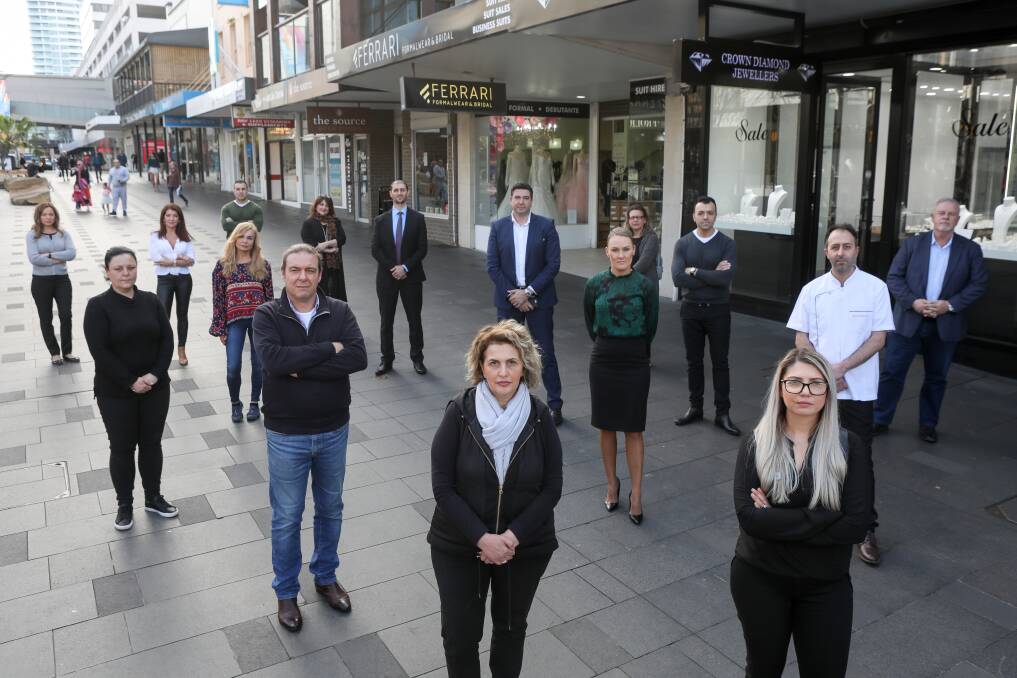 CALL TO ACTION: Angry retailers are campaigning with business leaders for immediate action on the Crown Street Mall, and want it reopened to traffic. Picture: Adam McLean.