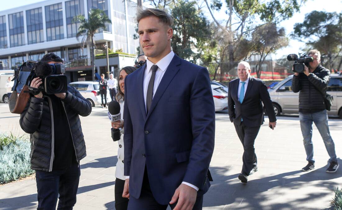 PRESUMED WHAT: Jack de Belin, pictured outside Wollongong court house last month, is facing allegations.
