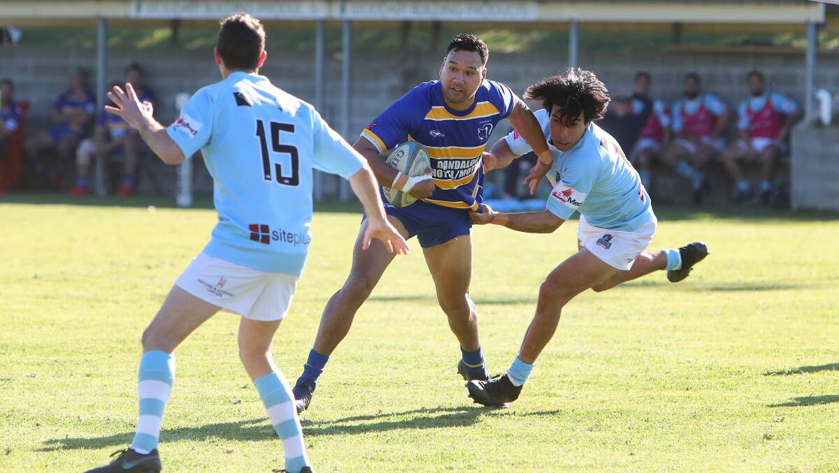 Match-winner: Andre Itula scored four tries for Avondale on Saturday. Picture: Sylvia Liber.