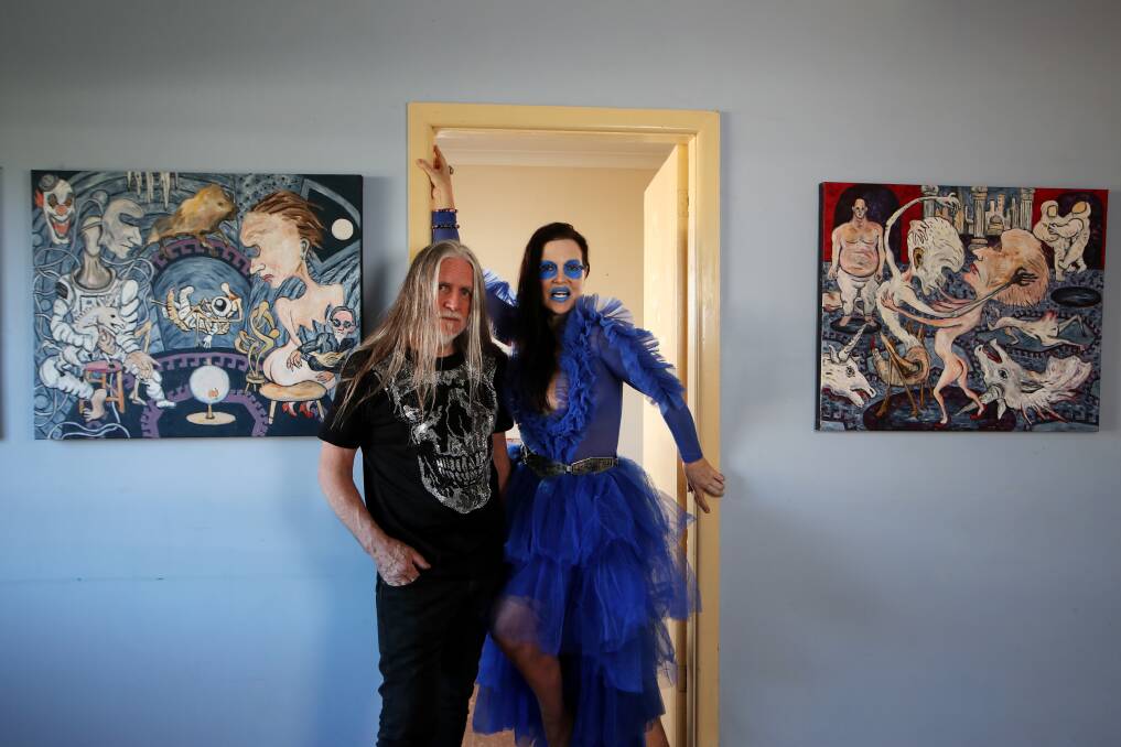 DYNAMIC DUO: Humanitarian couple George Gittoes and partner Hellen Rose fight for social injustices through art. Picture: Sylvia Liber
