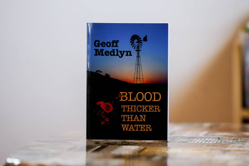 Ghost story: Medlyn describes Blood Thicker Than Water as a hybrid, combining a supernatural tale with a crime fiction story .Picture: Anna Warr