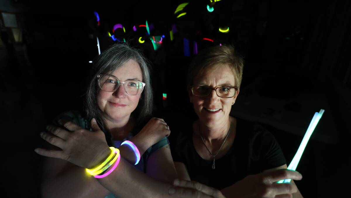 No Lights No Lycra organisers Shay O'Day and Karen Soderlund. The movement has no mirrors, no steps to learn, no teachers, just pure unadulterated pure free dancing. Picture: Robert Peet