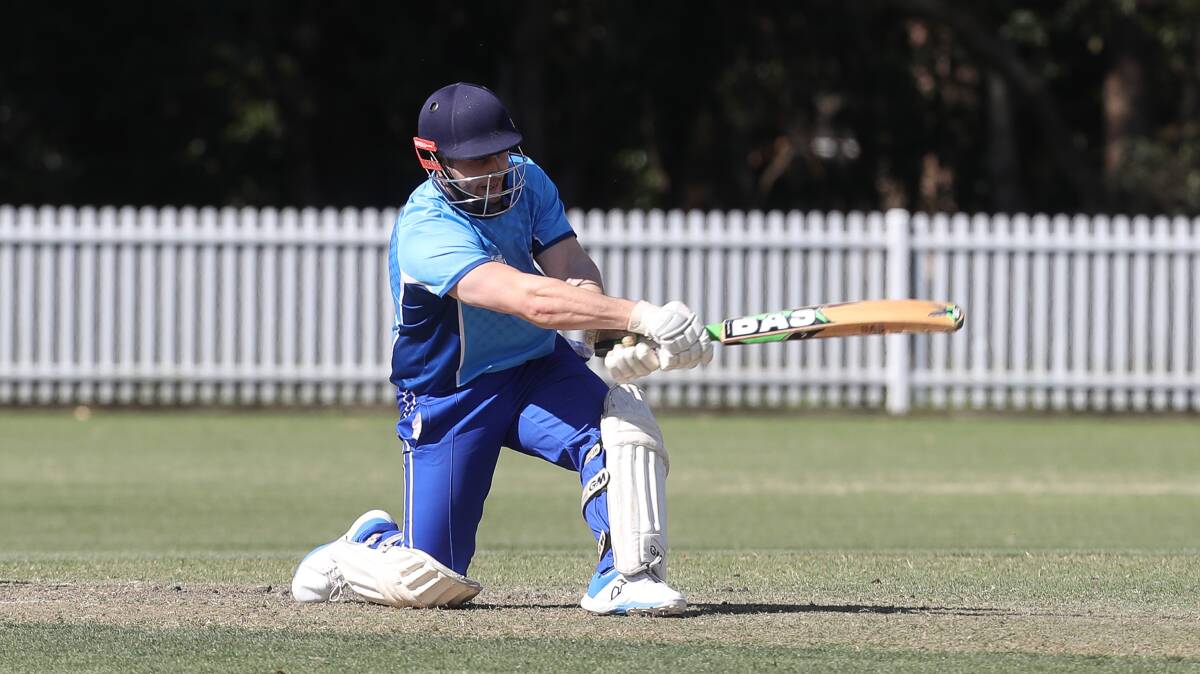 In form: Justin Brancato will lead the Butchers batting line-up on Saturday. Picture: Robert Peet.
