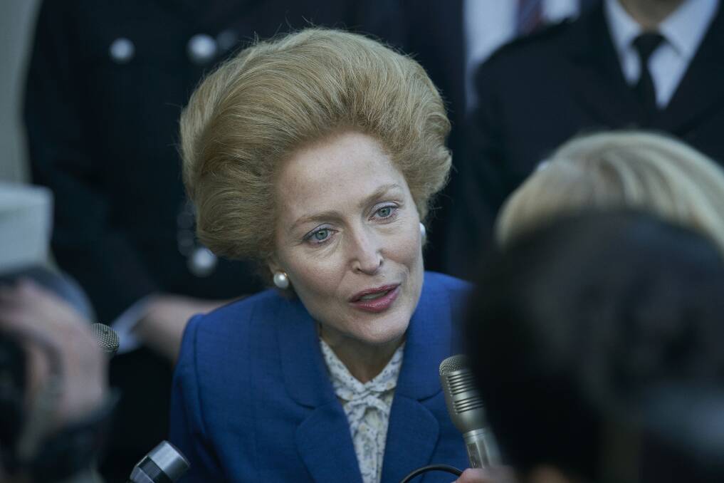 Gillian Anderson plays Margaret Thatcher in the new season of The Crown, which was released on Sunday.