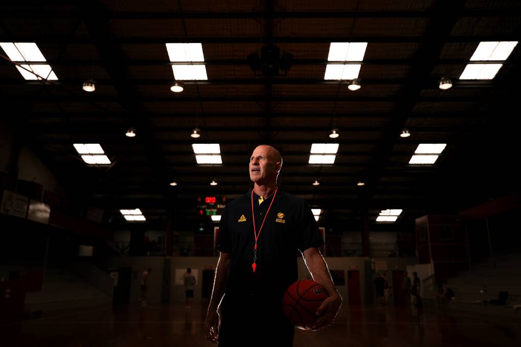 BRIGHT LIGHTS: His resume is unmatched in Australian basketball, but Brian Goorjian isn't resting on past deeds in his new role as Hawks coach. Picture: Adam McLean.