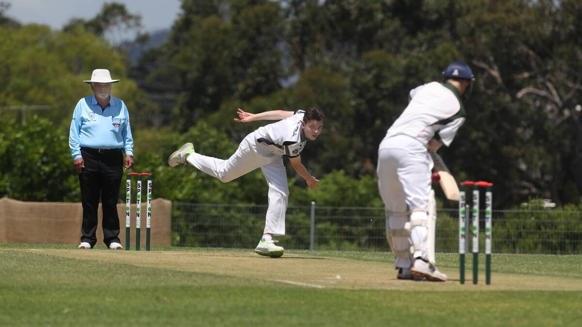 Emerging talent: Andy Magennis will lead the Port Kembla bowling attack this summer, and potentially for years to come. Picture: Robert Peet.