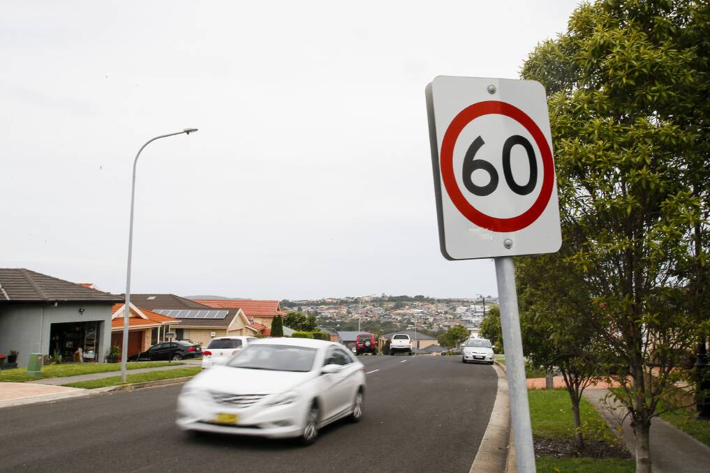 Slow down: A section of Brunderee Road in Flinders is one of a number of areas in the southern Illawarra that will have speed limits cut. Picture: Anna Warr