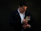 PROUD OF SERVICE: His Boy Elroy's Lachlan Stevens says ANZAC Day is a family matter for some veterans. Picture: SYLVIA LIBER.