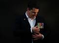 PROUD OF SERVICE: His Boy Elroy's Lachlan Stevens says ANZAC Day is a family matter for some veterans. Picture: SYLVIA LIBER.