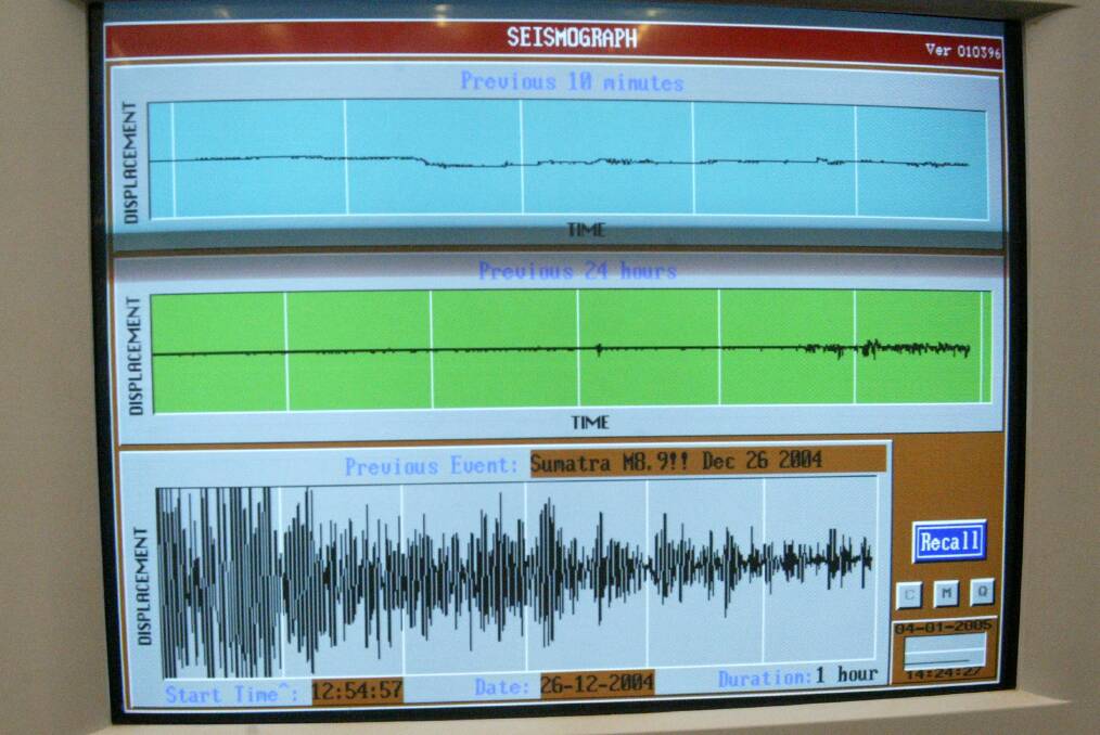 A seismograph, circa 2005.