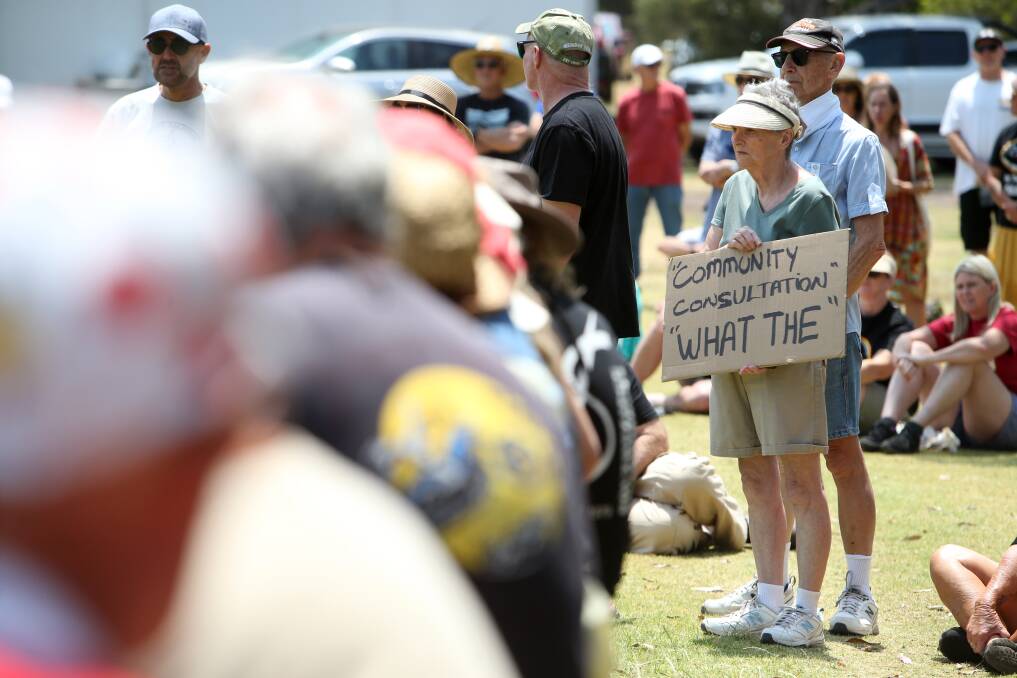 Large protests were held in May at Killalea.