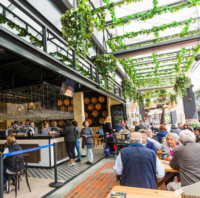 OKTOBERFEST ALL YEAR: The Bavarian's beer garden in Knox, in Melbourne's eastern suburbs, one of more than 20 opened in recent years.