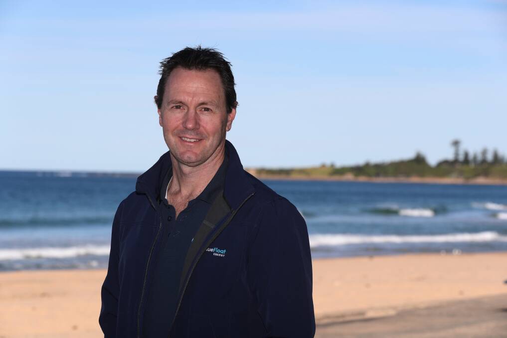 BlueFloat Energy's Nick Sankey at Thirroul. Picture by Robert Peet.