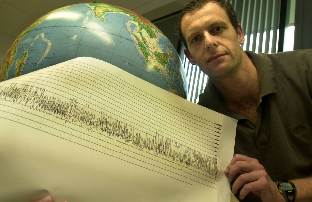 Seismologist Trevor Allen (file photo, 2005).