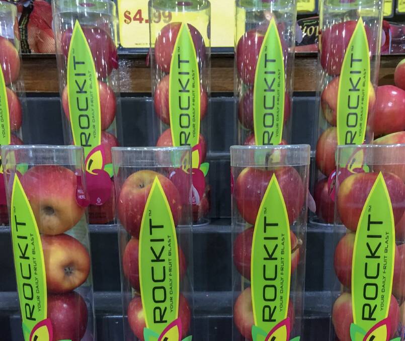 HOW DO YOU LIKE THEM APPLES: Without the plastic tube, if it's all the same with you.