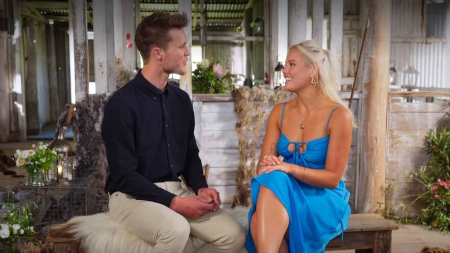 Wollongong admin officer Olivia charmed farmer Matt all the way to the next episode.