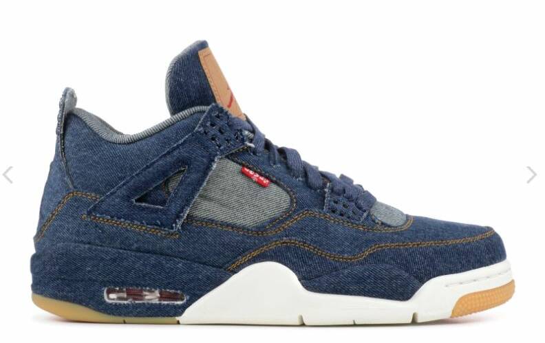 NIKE PLUS LEVI'S: This shoe will give you a lefty liberal foot fungus. Picture: www.flightclub.com 