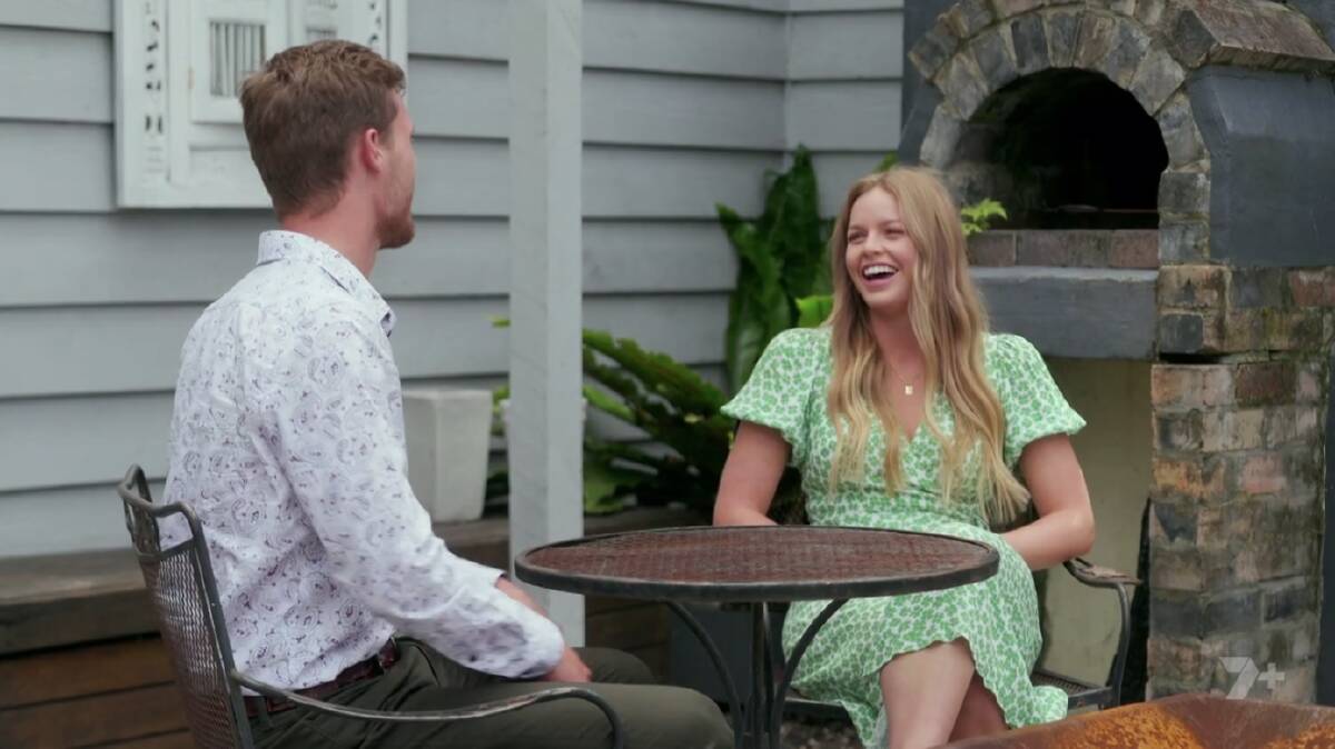Matt copped some firm advice from Olivia's sister Belle over where they would be living.