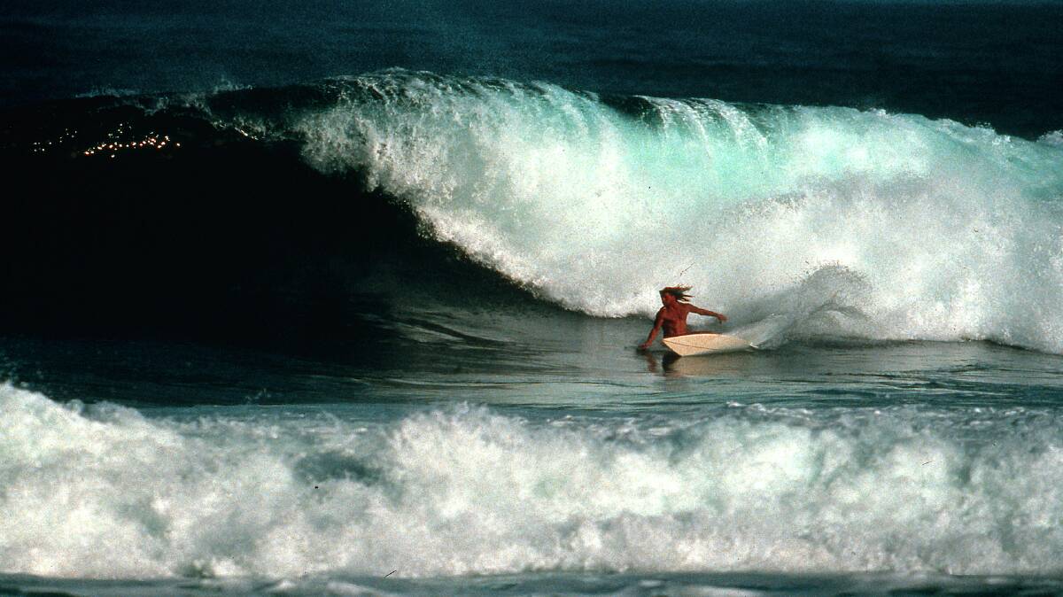 Mark Occhiplupo surfing Haleiwa in Hawaii. Picture supplied.