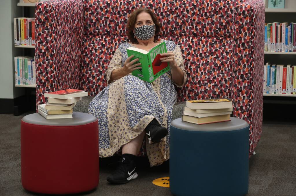 WELL READ: Jenny Thompson has praised the way library staff met the challenge. Picture: ROBERT PEET.