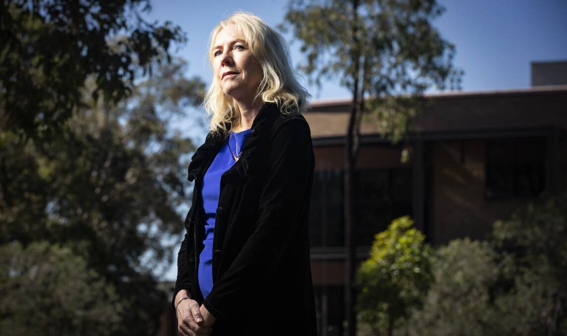 Professor Karen Charlton on campus at the University of Wollongong. Picture supplied