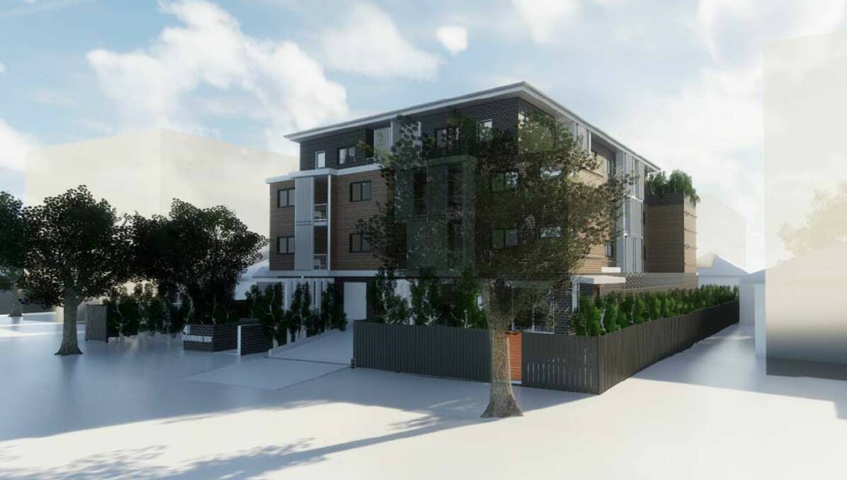 'COMPROMISED DESIGN OUTCOME': The revised artist's impression for the boarding house shows a few more trees around the development and within the side setbacks but it was not enough to win over IHAP.