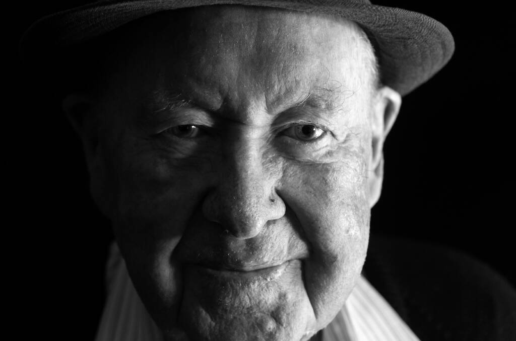 Fred Moore at 93 in 2015. Picture: SYLVIA LIBER.