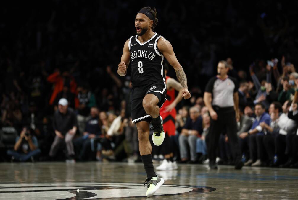 Big dance ... Australian star guard Patty Mills plies his trade in Brooklyn for the NBA's Nets franchise. Picture by Sarah Stier/Getty Images.