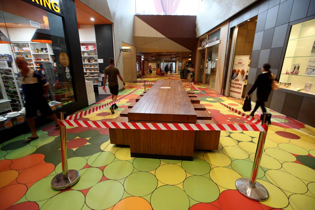 Wollongong Central has been affected by a lack of foot traffic during lockdowns.
