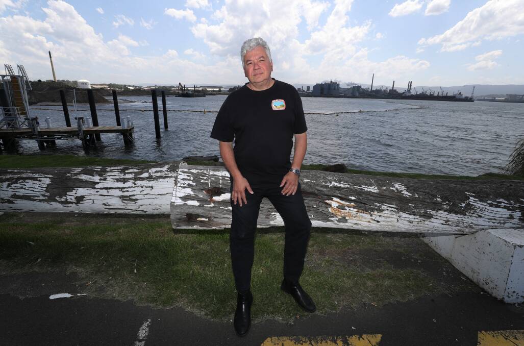 South Coast Labour Council secretary Arthur Rorris said if nuclear submarines weren't allowed in New York, why should they be in Port Kembla. Picture by Robert Peet.