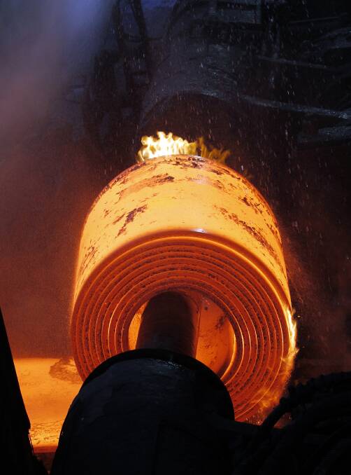 HOT ROLLED COIL: BlueScope says technology to take the carbon out of steelmaking is still decades off. Picture: SYLVIA LIBER.