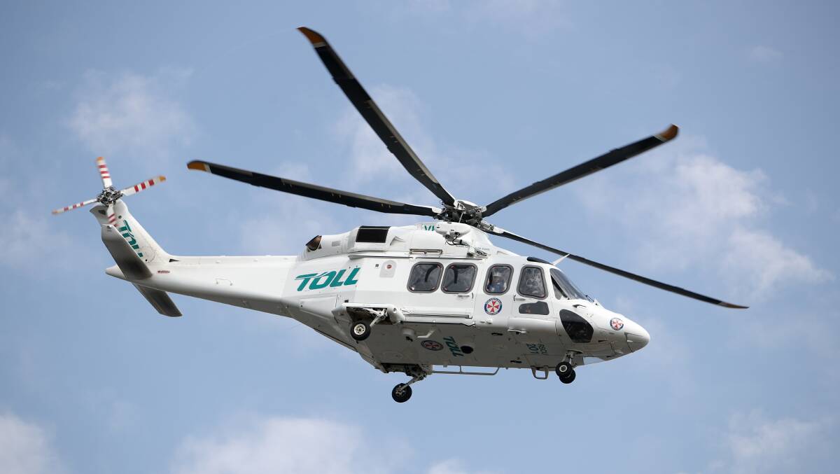 File image of the TOLL Rescue Helicopter. 