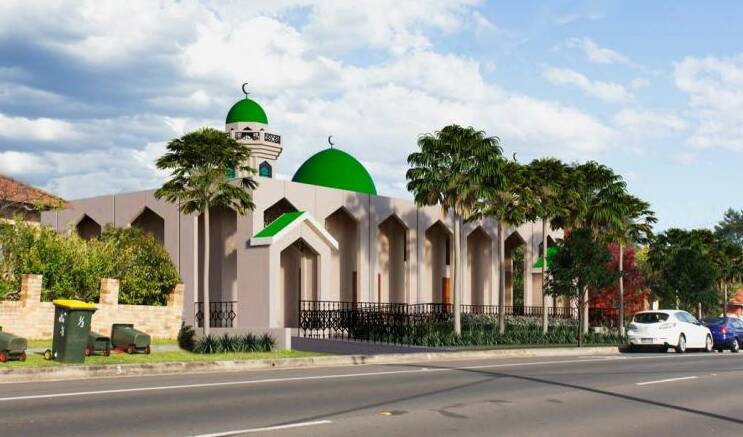 FUTURE: An artist impression of the new mosque.