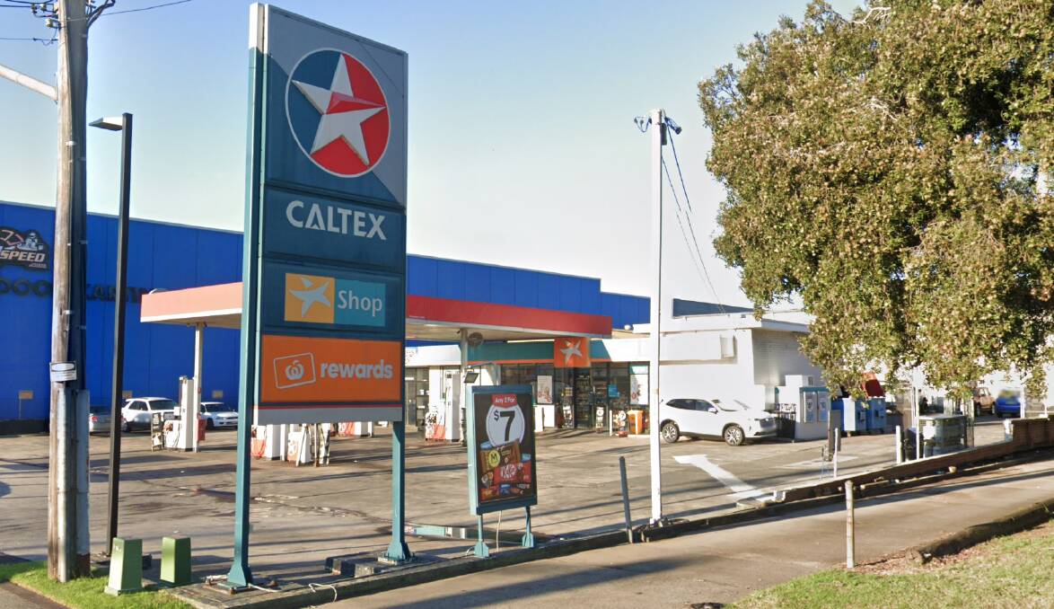 The Albion Park service station that fell victim to Kevin Leslie Henry not once, but twice. Picture from Google.